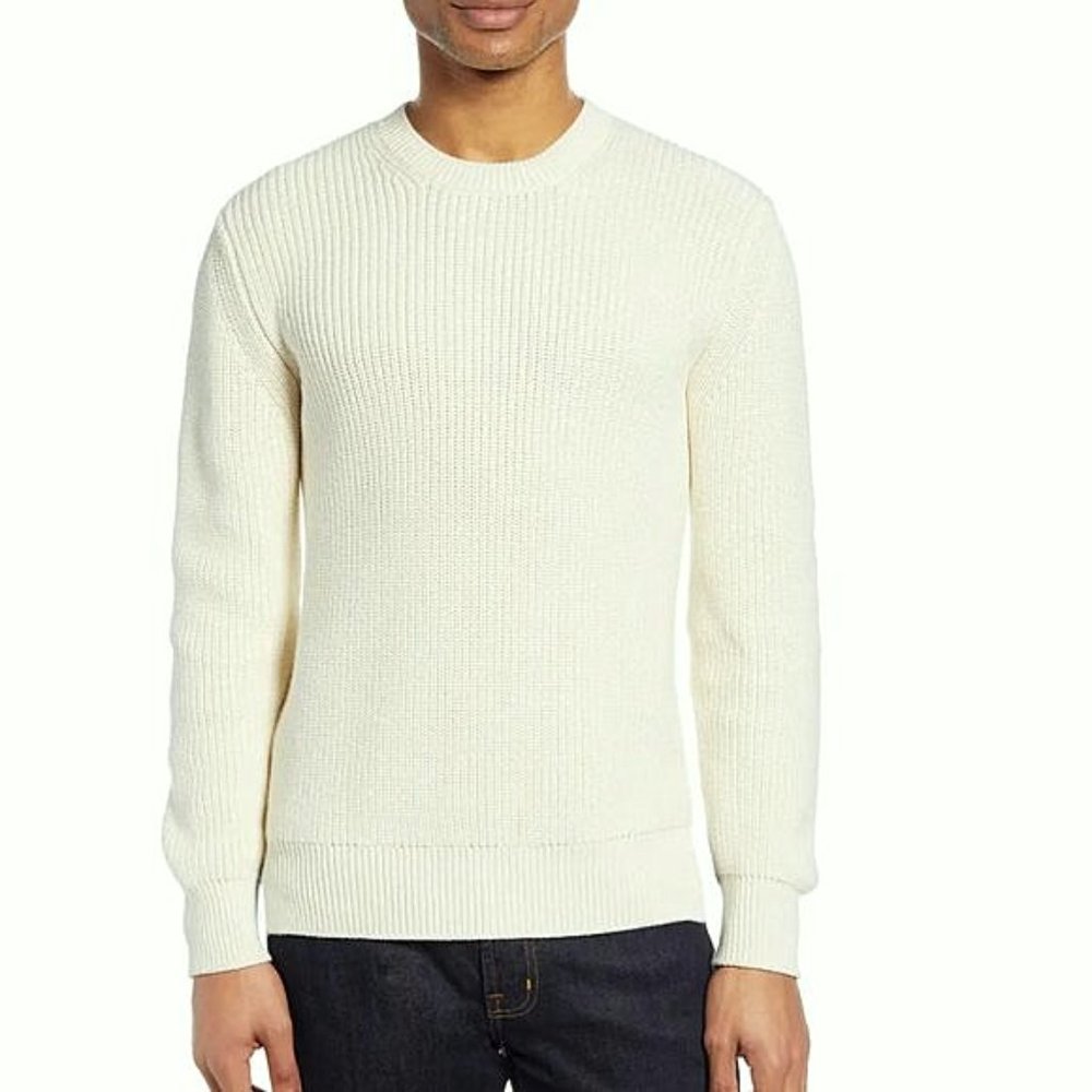 NWOT GOODLIFE Slim fit Knit Crewneck Sweater $198